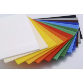 Mica dày 2mm Đài Loan kích thước 20x30cm nhiều màu