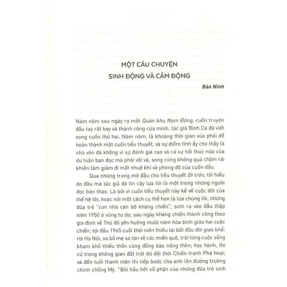 Sách Nhã Nam - Đi Trốn (Bìa Mềm)