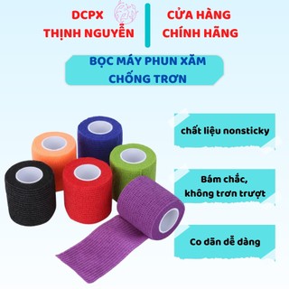 Băng thể thao - Băng dính quấn máy cố định máy chống trơn, bọc giữ vệ sinh máy xăm