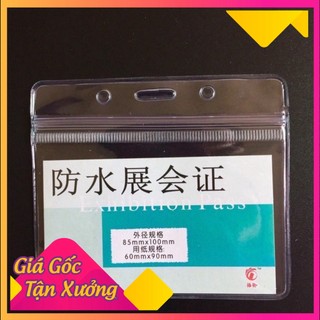 Thẻ đeo bảng tên ngang 108 - dọc 107 không tem