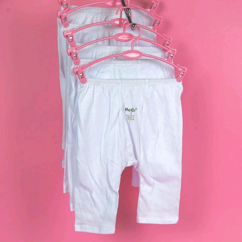 Quần Dài Sơ Sinh Trắng HotGa, Quần Dài Rã Đáy Cho Bé Sơ Sinh Mặc Tã Từ 3 - 12 Kg