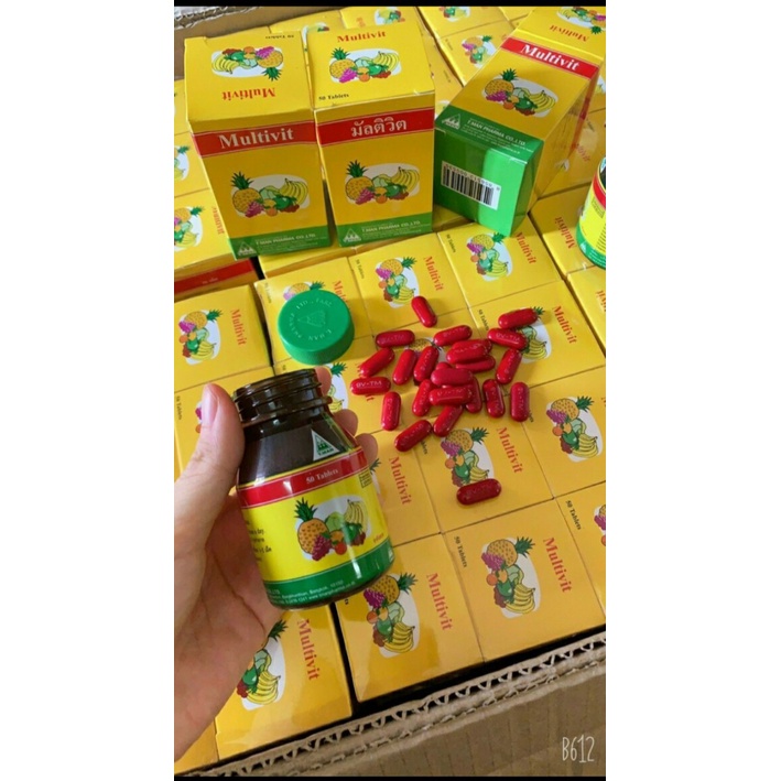 9 Vitamin tăng cân TP Thái Lan chính hãng mẫu mới nắp đen lọ 50vien