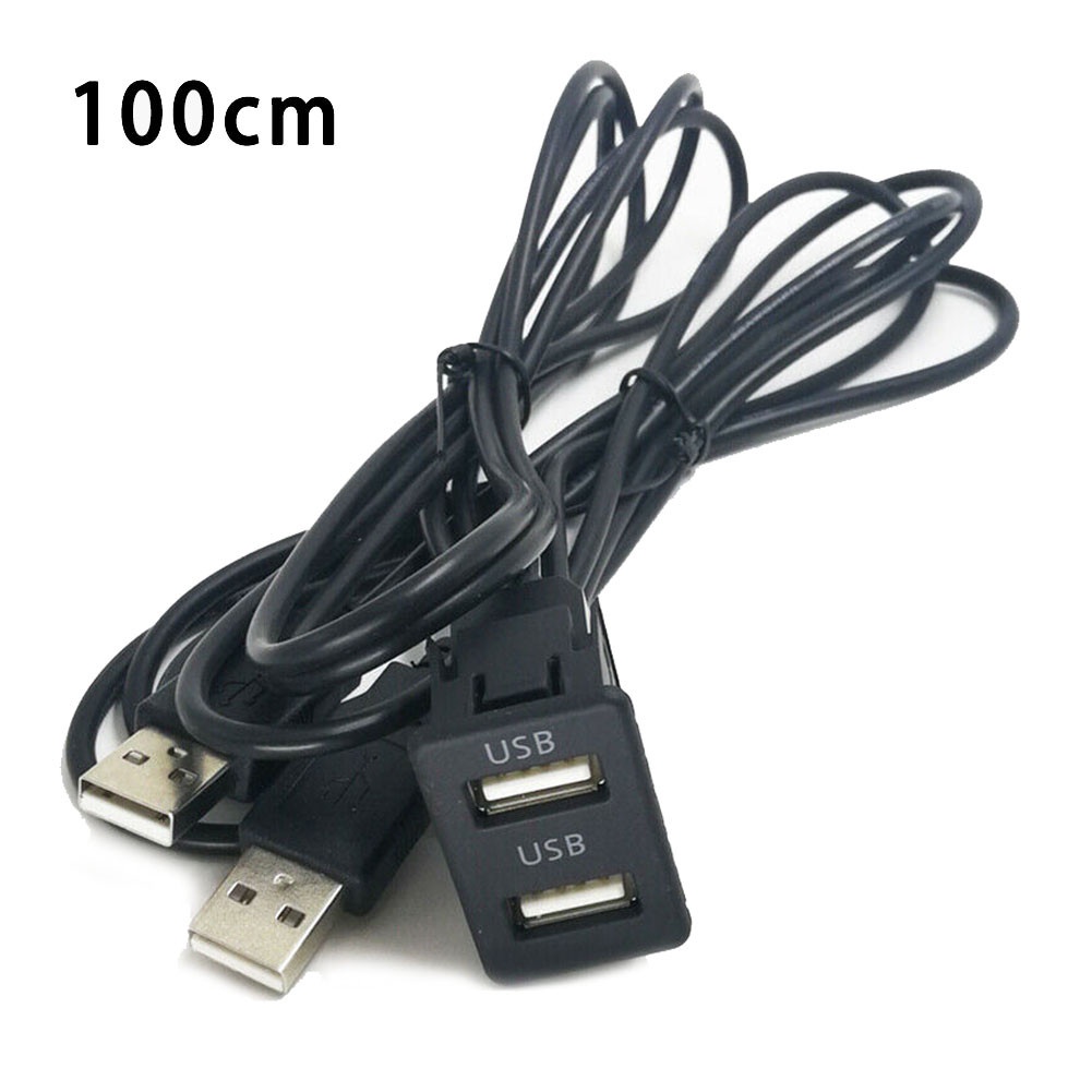 Dây Cáp Nối Dài Cổng usb Cho Xe Hơi 100cm
