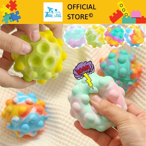 Pop it Quả bóng phát sáng ,.. Đồ Chơi Bóp Tay Xả Stress, Bấm Bong Bóng Nhiều Màu Sắc