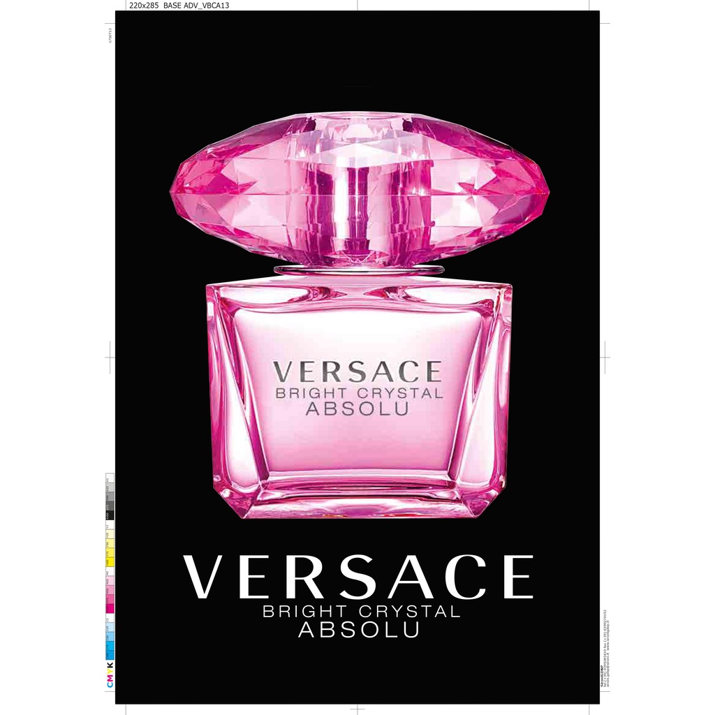 VERSACE Bright Crystal Absolu EDP 30ml/ 50ml/ 90ml nước hoa nữ nổi bật hương Hoa mẫu đơn - Gỗ Acajou - Phúc bồn tử