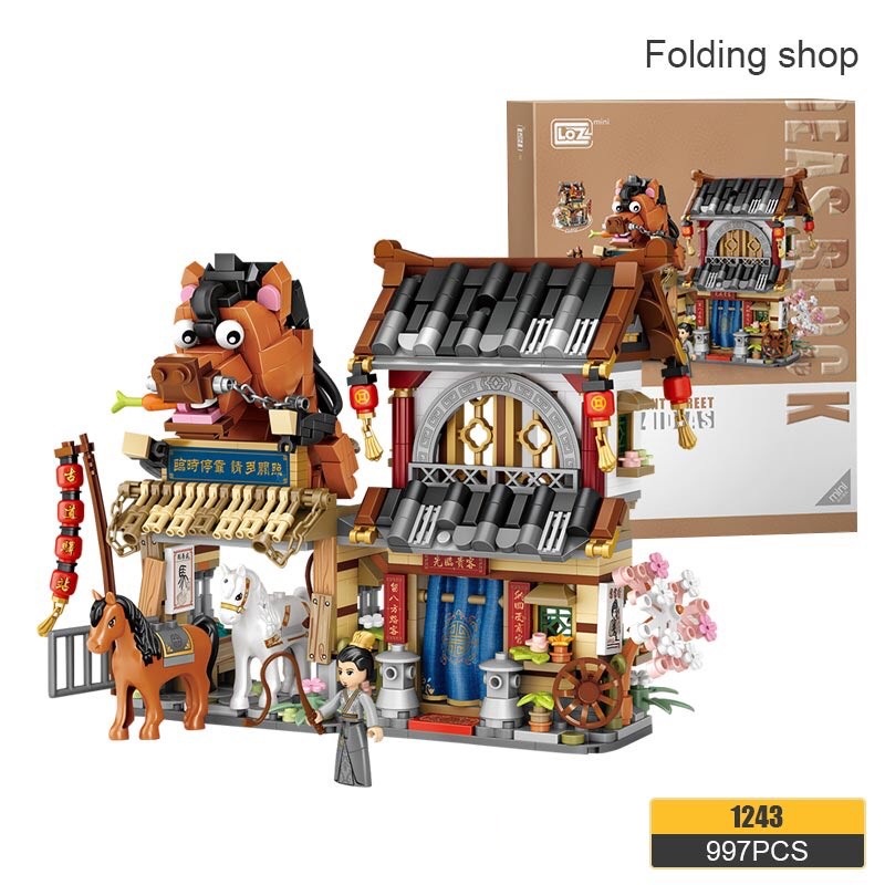 Bộ lắp ráp mô hình nhà mật ong, nhà heo, nông trại