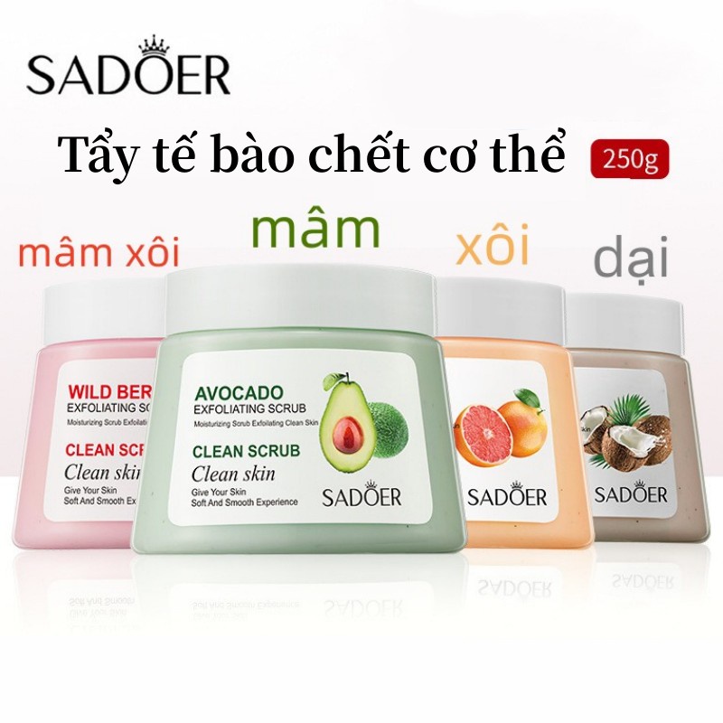 Tẩy tế bào chết toàn thân（làm sáng da, giảm da sần sùi , làm mịn da) 250g | BigBuy360 - bigbuy360.vn
