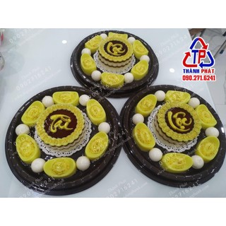 50 Hộp A024 đựng bánh bao đào tiên - rau câu thỏi vàng - khuôn chữ phúc - xôi hoa đậu