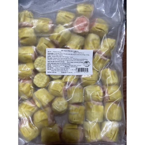 Xíu mại tôm thịt bamboo 880g