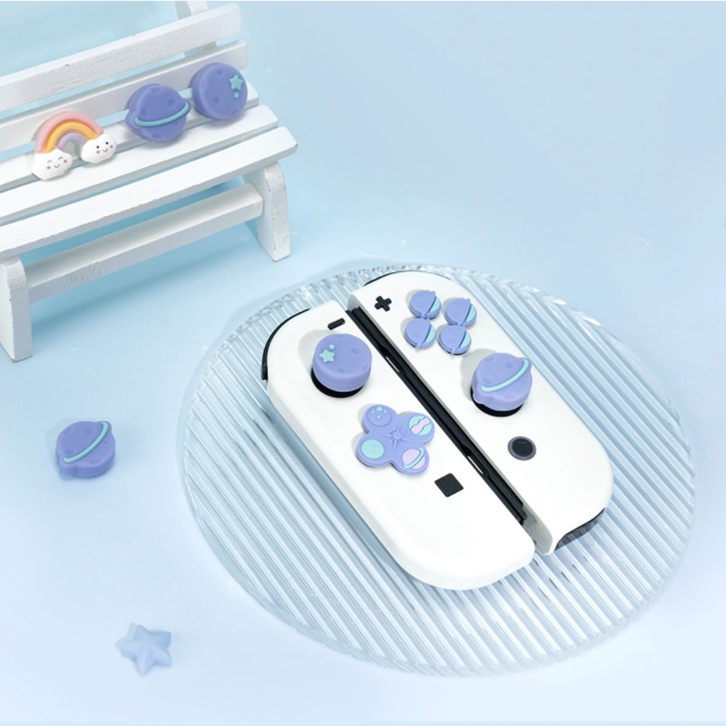 Miếng Dán Nút Điều Khiển D-pad Cross Dễ Thương Cho Nintendo Switch NS Oled Joy-con Skin Ốp