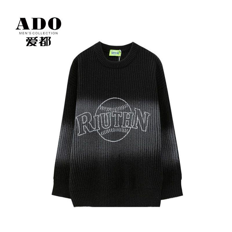 Áo Sweater Dáng Rộng Phong Cách Thời Trang Đường Phố Mỹ Cho Nam Giới