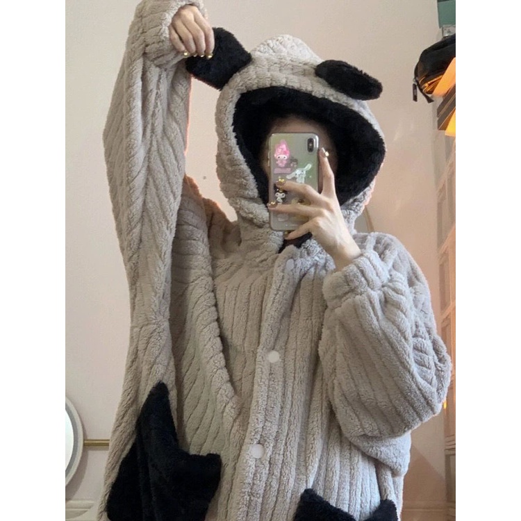 Đầm Ngủ Dáng Dài Thiết Kế Mới Dày Dặn Ngọt Ngào Thời Trang Dành Cho Mù