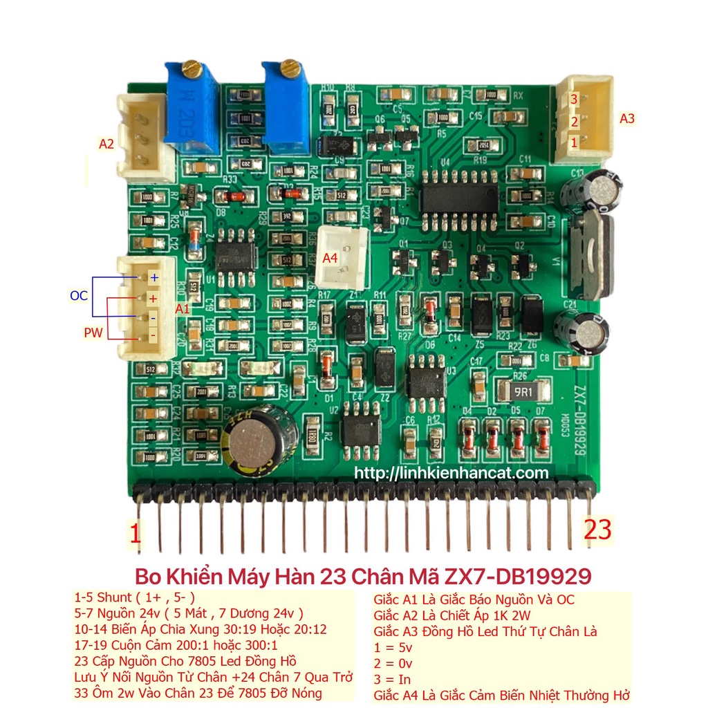 Bo Khiển Máy Hàn 23 Chân Mã ZX7-DB19929