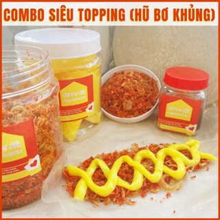 Combo 1kg siêu topping , bánh tráng muối ruốc hành, đặc biệt hũ bơ 300g - ảnh sản phẩm 2