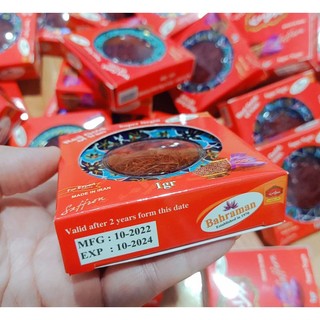 Sỉ 10 hộp 1gr negin nhụy hoa nghệ tây saffron của iran hiệu bahraman