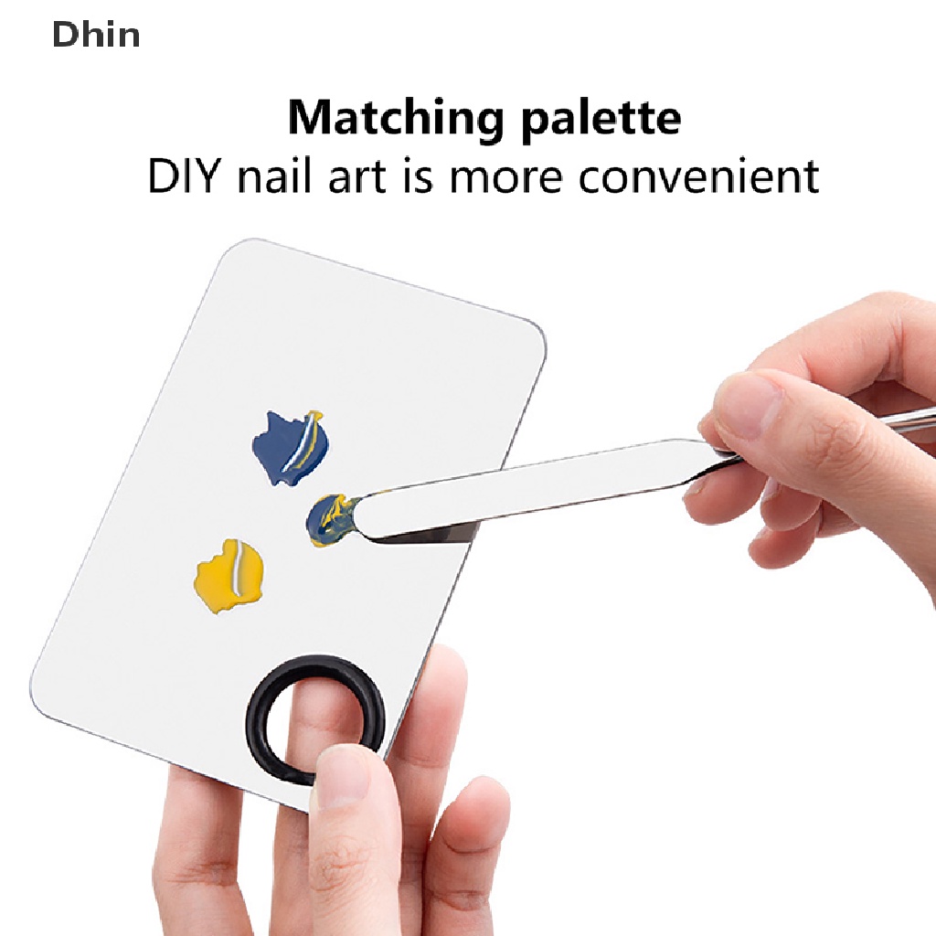 1 Que Trộn Kem Nền Hai Đầu Bằng Thép Không Gỉ