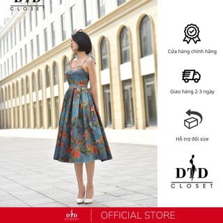 Đầm hai dây Alice Dress đầm thiết kế kiểu dáng thanh lịch DTDCloset