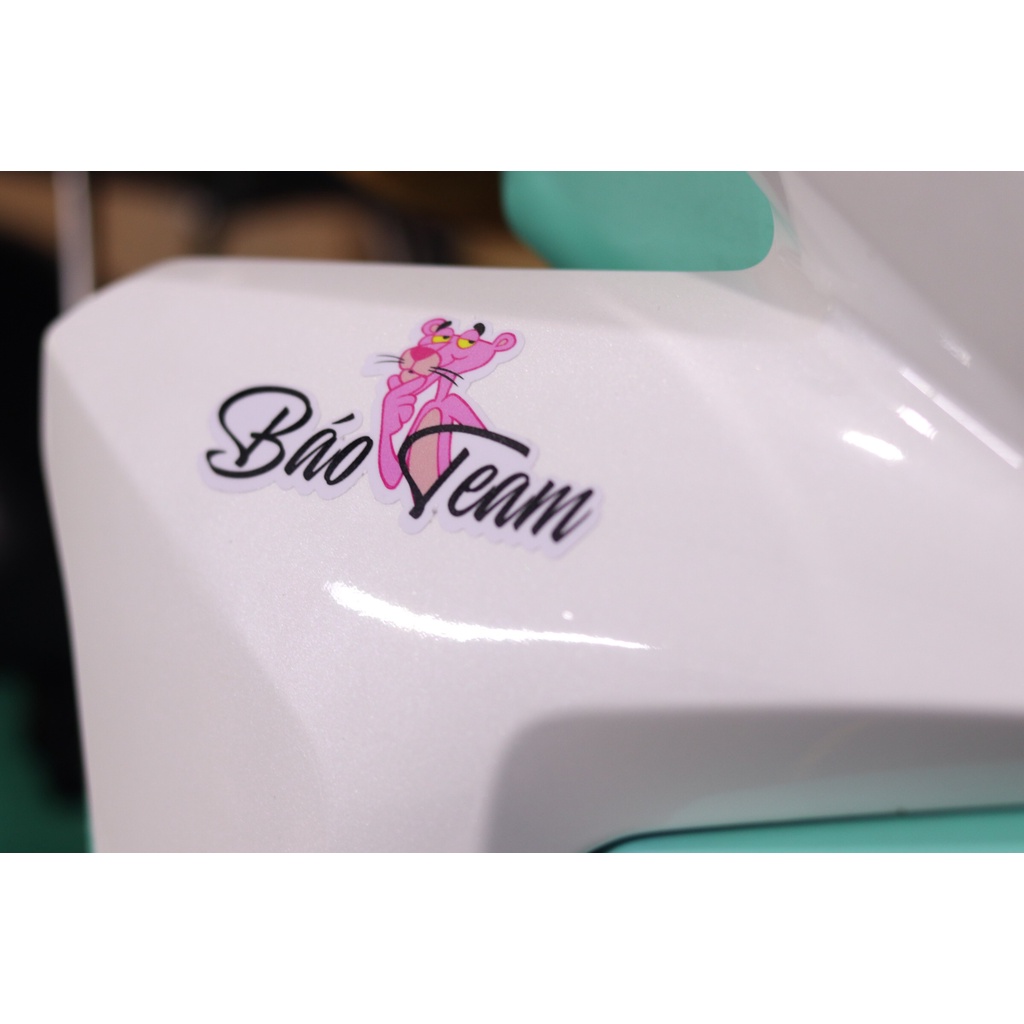 Logo Stiker Báo Team Cực ( HÓT ) Decal cao cấp , chống nước chống bay màu , độ bền cao