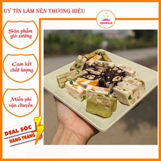 Kẹo Nougat hạnh phúc mix hạt ngũ cốc và trái cây dẻo thơm ít ngọt