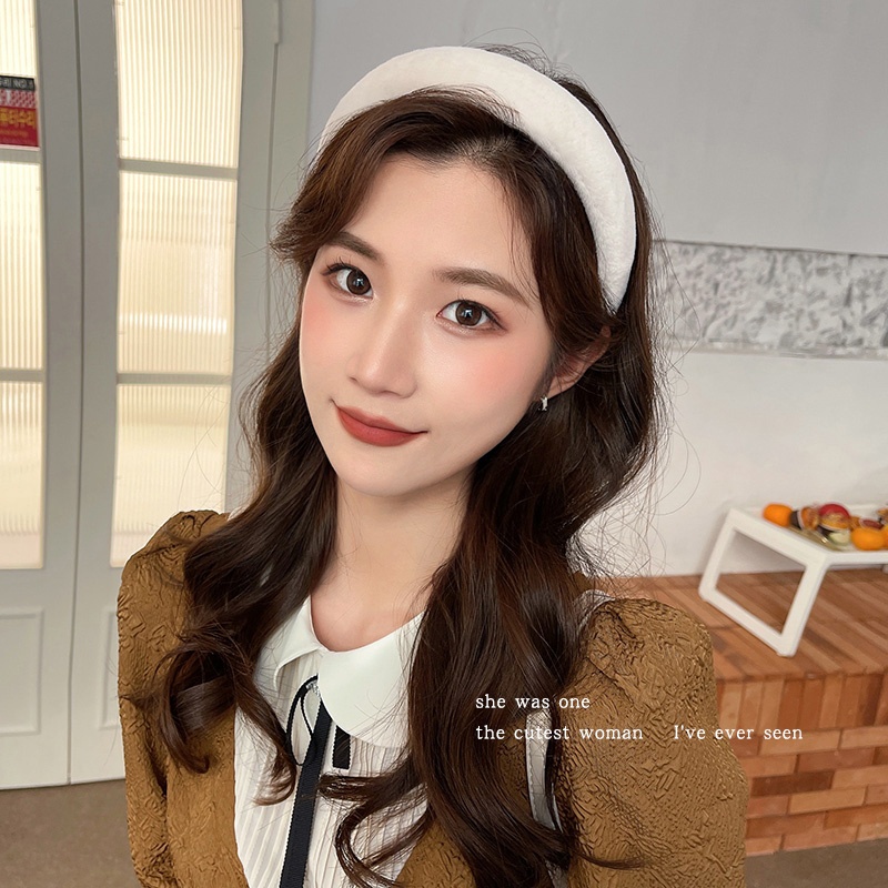 Băng Đô Vải Nhung Thời Trang Mùa Thu Cho Nữ