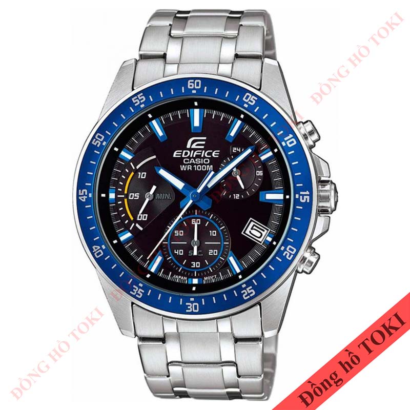 Đồng hồ nam cũ casio Edifice EFV-540D-1A2 còn hộp sách mắt thừa