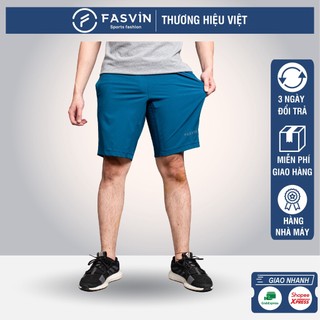 Quần Đùi Nam FASVIN Q21475.SG Vải Dù Gió Co Giãn Nhẹ Mát Tiện Dụng Thể Thao Hay Mặc Nhà