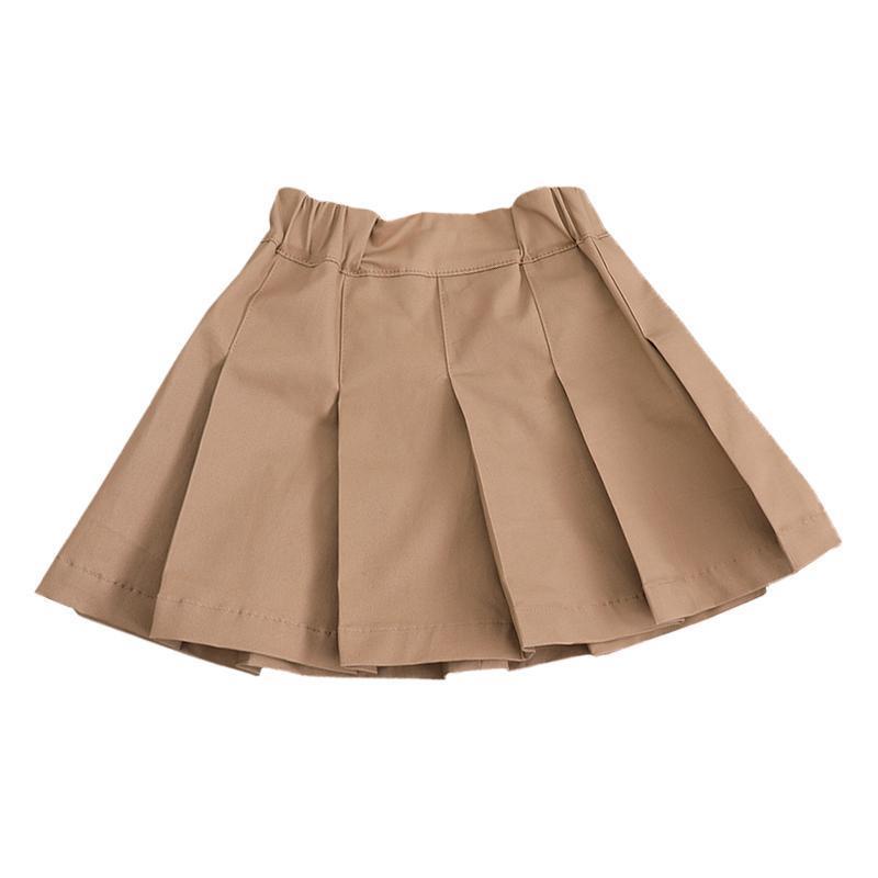 Chân Váy Ngắn Xếp Ly Màu Trắng Phong Cách Preppy Hàn Quốc Thời Trang Mùa Hè Mới 2020 Dành Cho Bé Gái