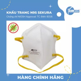 [CHÍNH HÃNG] Khẩu Trang N95 Makrite SEKURA, được FDA và CDC Mỹ phê duyệt dùng cho hệ thống phòng chống dịch