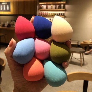 Mút trang điểm siêu mềm hình trứng không phấn / trứng màu trang điểm / phấn trang điểm / phấn khô / ướt làm quà tặng