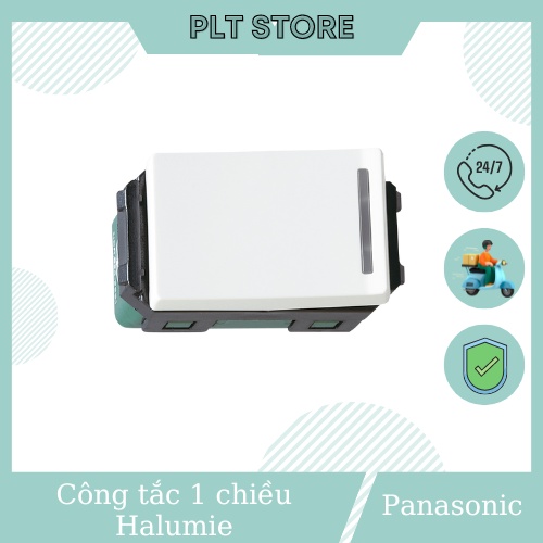 Công tắc 1 chiều 16A có đèn báo khi OFF, công tắc B Panasonic WEVH5151-51 dòng Halumie