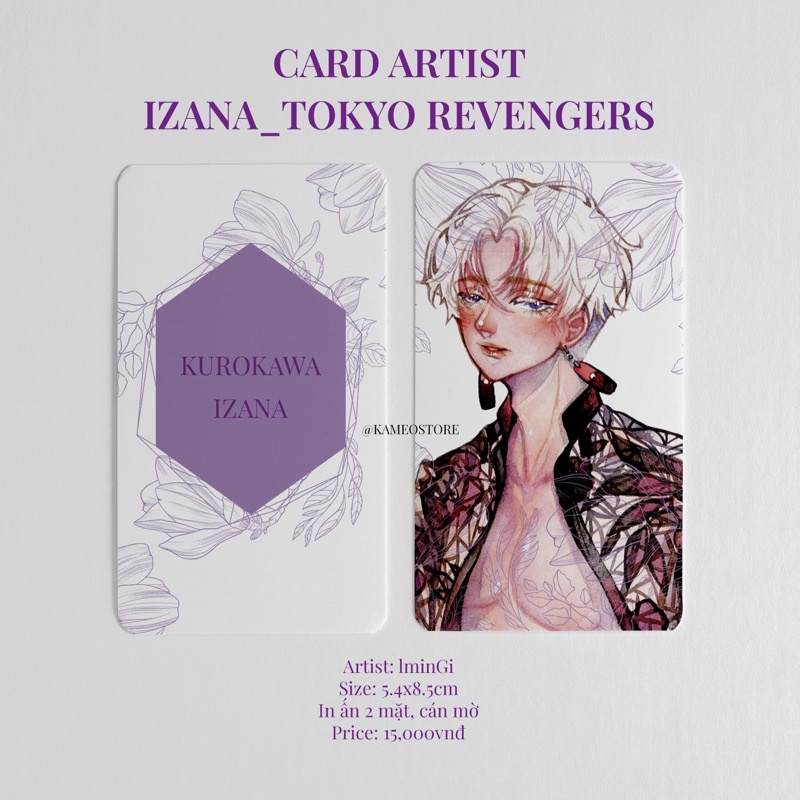 CARD BO GÓC IZANA/ RINDOU TOKYO REVENGERS