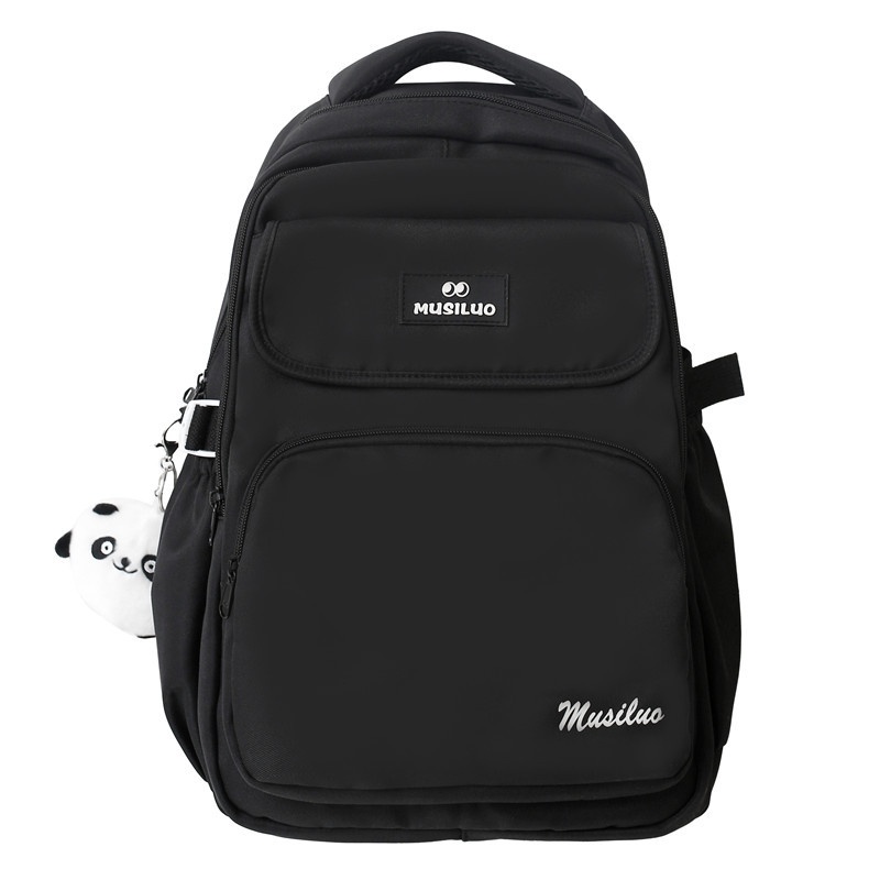 Balo đi học nam nữ MUSILUO phong cách trẻ trung chất vải cao cấp, balo laptop 15.6 inch