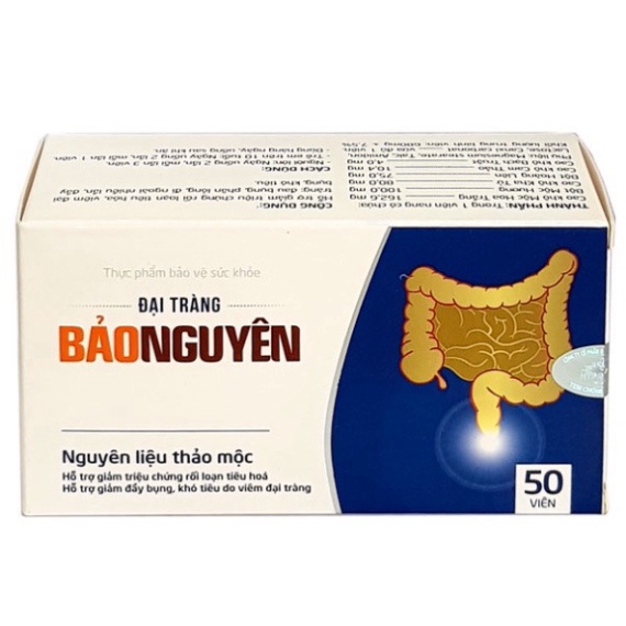 (Hộp 50 viên) Viên uống Đại Tràng Bảo Nguyên - cải thiện đại tràng