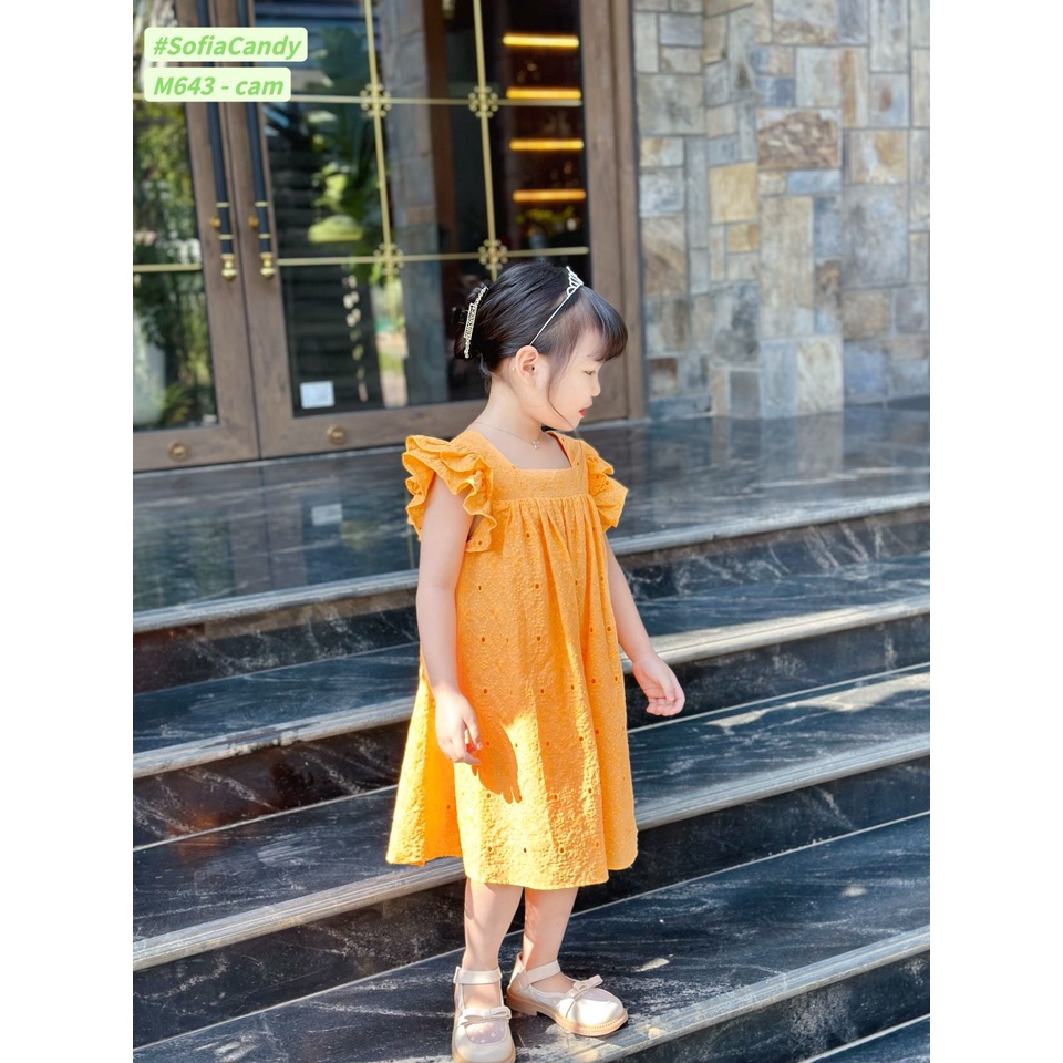 ĐẦM THÊU CAM SOFIA CANDY