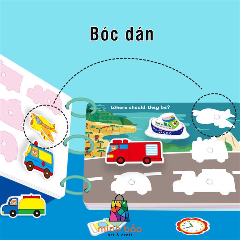 HỌC LIỆU BÓC DÁN MONTESSORI 17 CHỦ ĐỀ (BÓC DÁN THÔNG MINH, TÁI SỬ DỤNG NHIỀU LẦN, CHẤT LIỆU BÌA CỨNG, 34 TRANG)