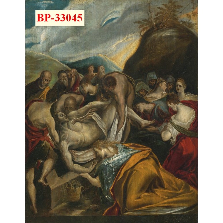 Tranh 3D Dán Tường Thiên Chúa và cây thành giá Khổ Lớn