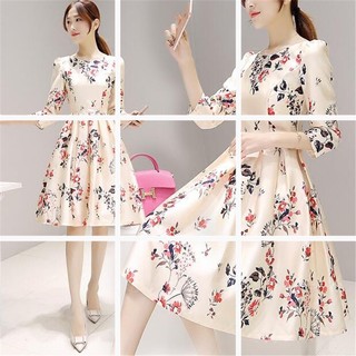 Đầm Chữ A Tay Lửng Dài Vừa Phong Cách Mới Thanh Lịch Cho Nữ