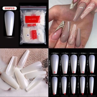 Móng úp phom thang dài,móng giả nail mẫu móng dài