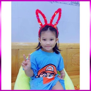 Cài, bờm tai thỏ có đèn phát sáng