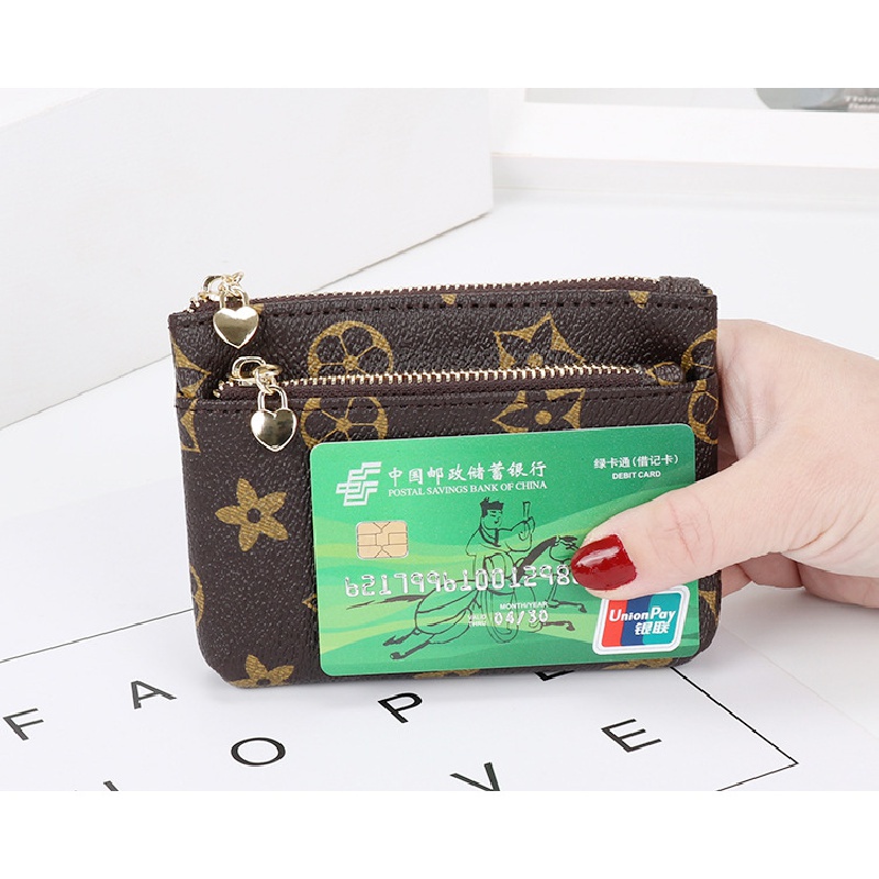 Ví Cầm Tay Mini Siêu Mỏng Có Khóa Kéo Kiểu Mới 2023 Thời Trang Cho Nữ