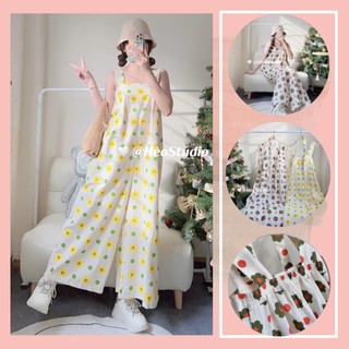 Jumpsuit Thô Dài Ống Rộng Dễ Thương Hèo Studio