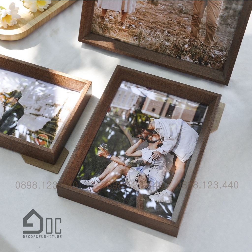 Khung Ảnh Gỗ Nhiều Kích Thước Trang Trí Phòng Khách, Phòng Ngủ Góc Decor KH13