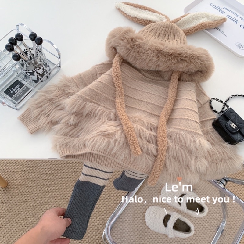 Áo len lông phong cách Hàn Quốc siêu xinh cho bé yêu