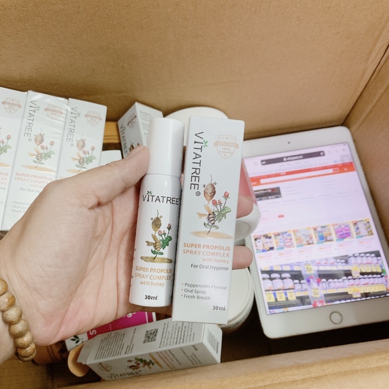 Chai Xịt Keo Ong Vitatree ÚC- 30ml - Mẫu mới