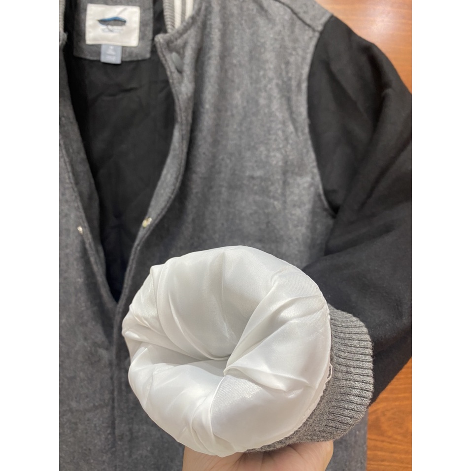 ÁO KHOÁC DẠ BOMBER NAM hàng xuất Old.Navy cắt mác