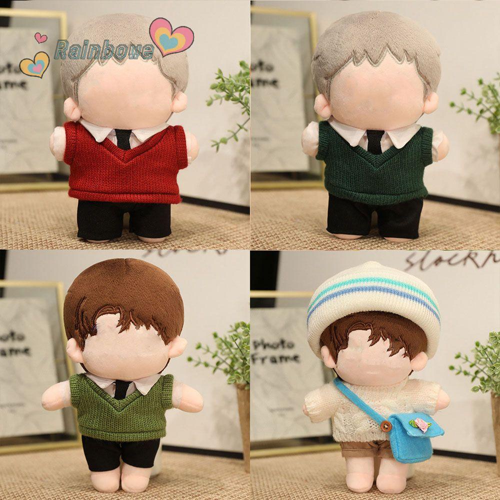 Bộ Trang Phục Màu Cầu Vồng Chất Lượng Cao Dành Cho Búp Bê 20cm