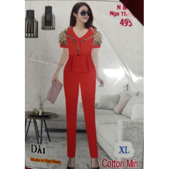 Bộ tay ngắn quần dài thun cotton mịn(CM),mịn gân(MG) dưới 60kg