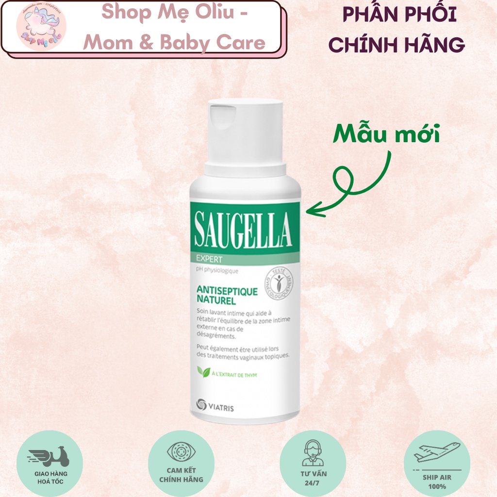 [MẪU MỚI] Dung dịch vệ sinh Saugella dành cho mẹ bầu và sau sinh 250ml ĐỦ BILL