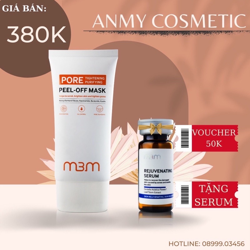 🔥GIÁ TỐT🔥Mặt Nạ Peel Off Mask M3M 80g