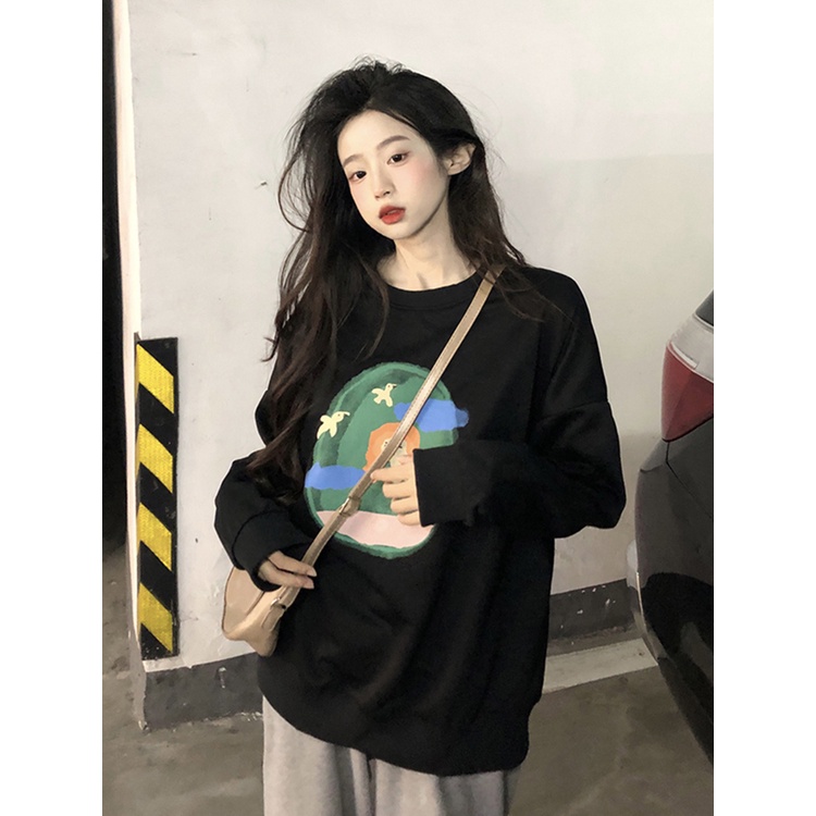 NRVP Áo Thun Nữ Dài Tay 100% Cotton Phong Cách Hàn Quốc Thời Trang Mới 2023